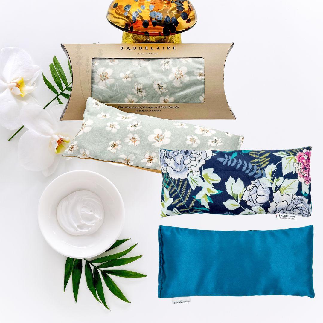 after gardening rest, eye pillow, garden fashion